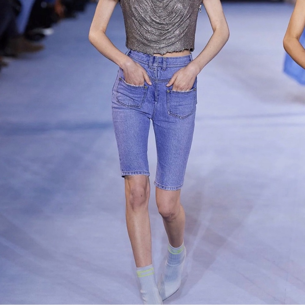 BALMAIN JEAN SHORTS